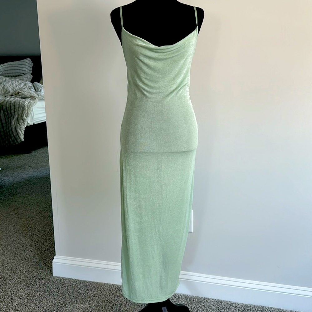 Beautiful backless dress.